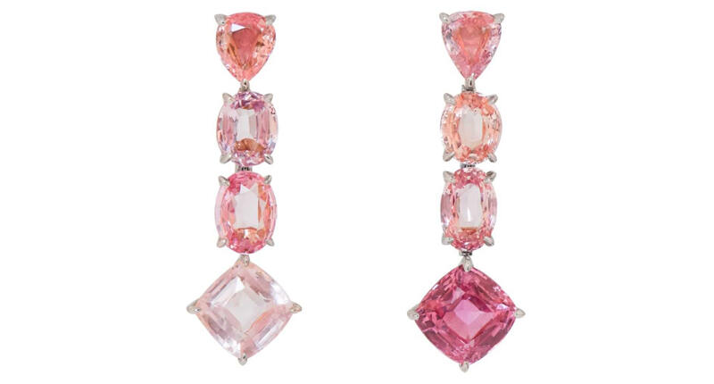 ロレーヌ・シュワルツのパパラチアイヤリング_National Jeweler