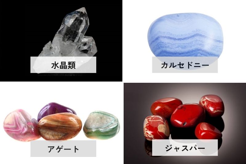 クォーツの分類