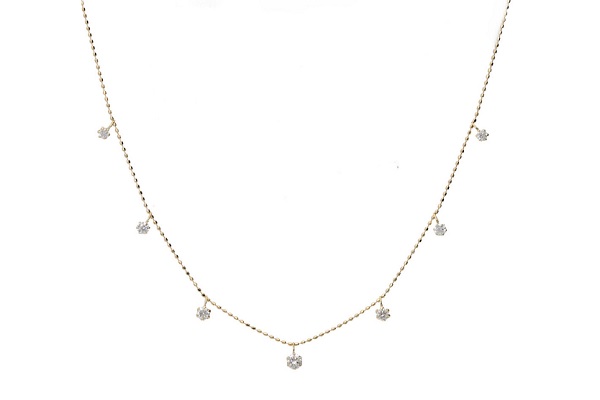 アプローズ K18 ダイヤ ネックレス 0.5ct 1.8g