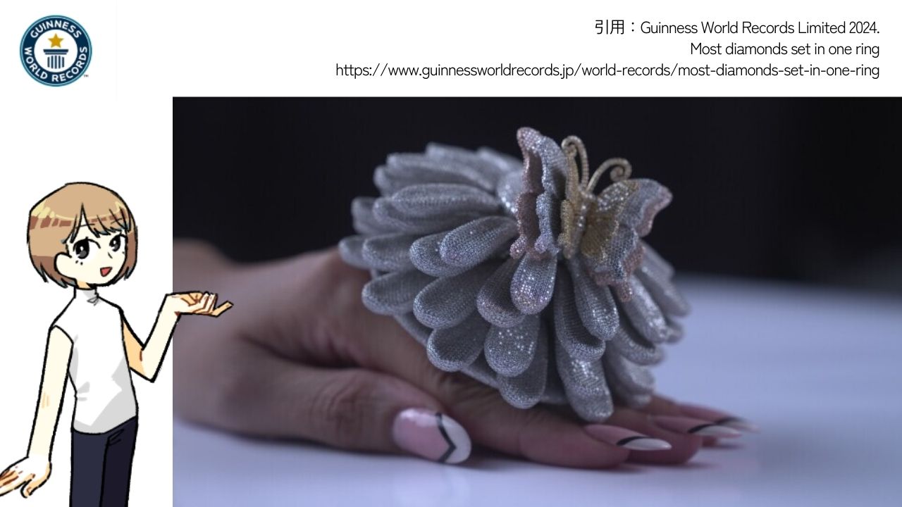世界最多（5万907個）のダイヤモンドを使った指輪