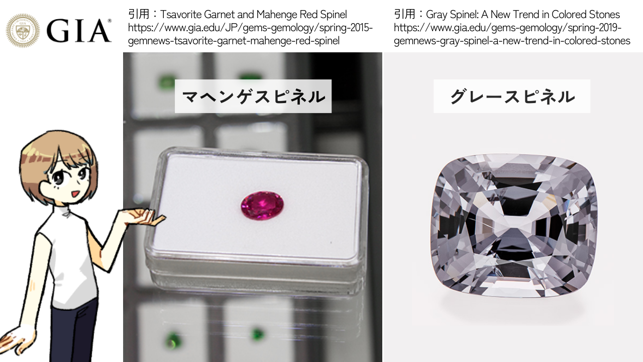 バイヤーが注目するマヘンゲスピネル、グレースピネル
